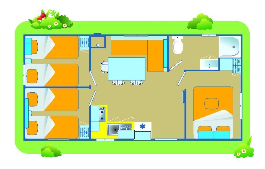 Happy Camp Mobile Homes In Camping Laguna Village Caorle Exterior foto